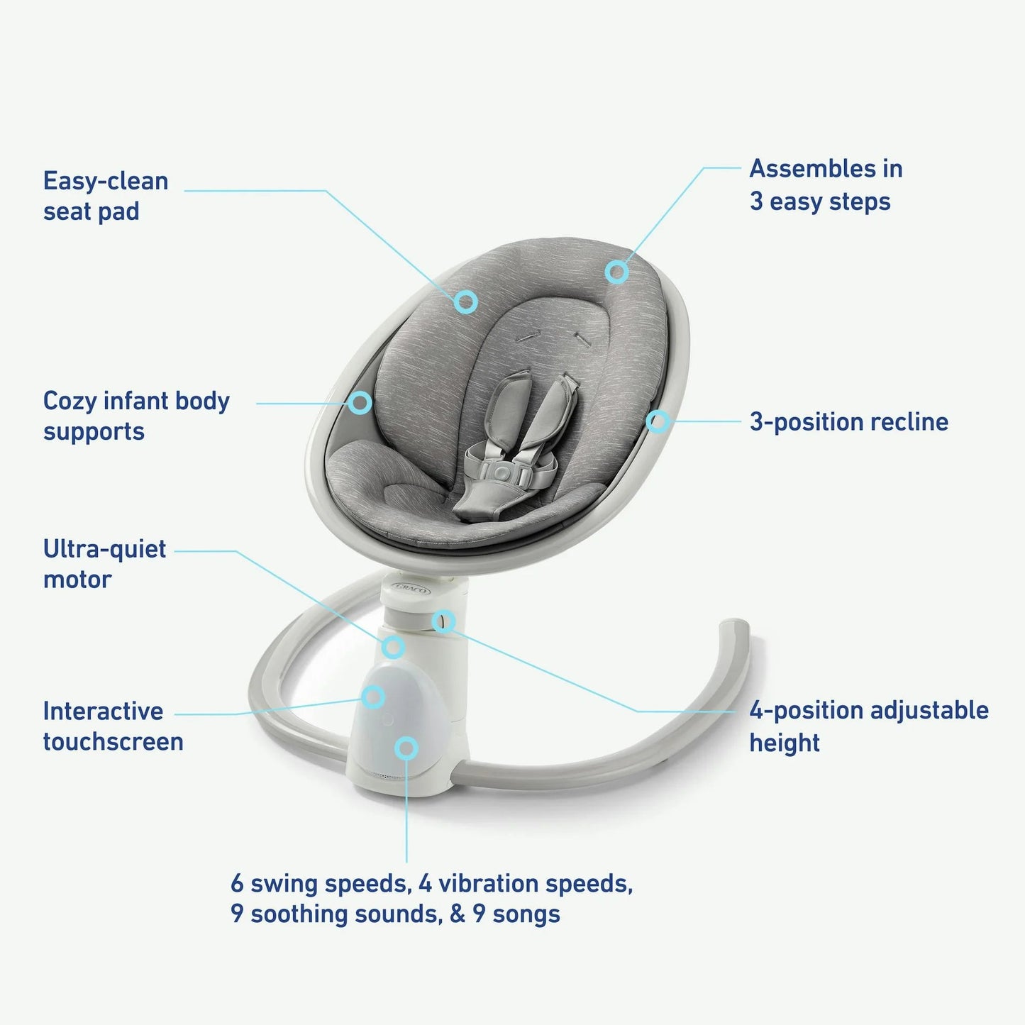 Soothe 'N Sway® Bluetooth 3-In-1 Swing