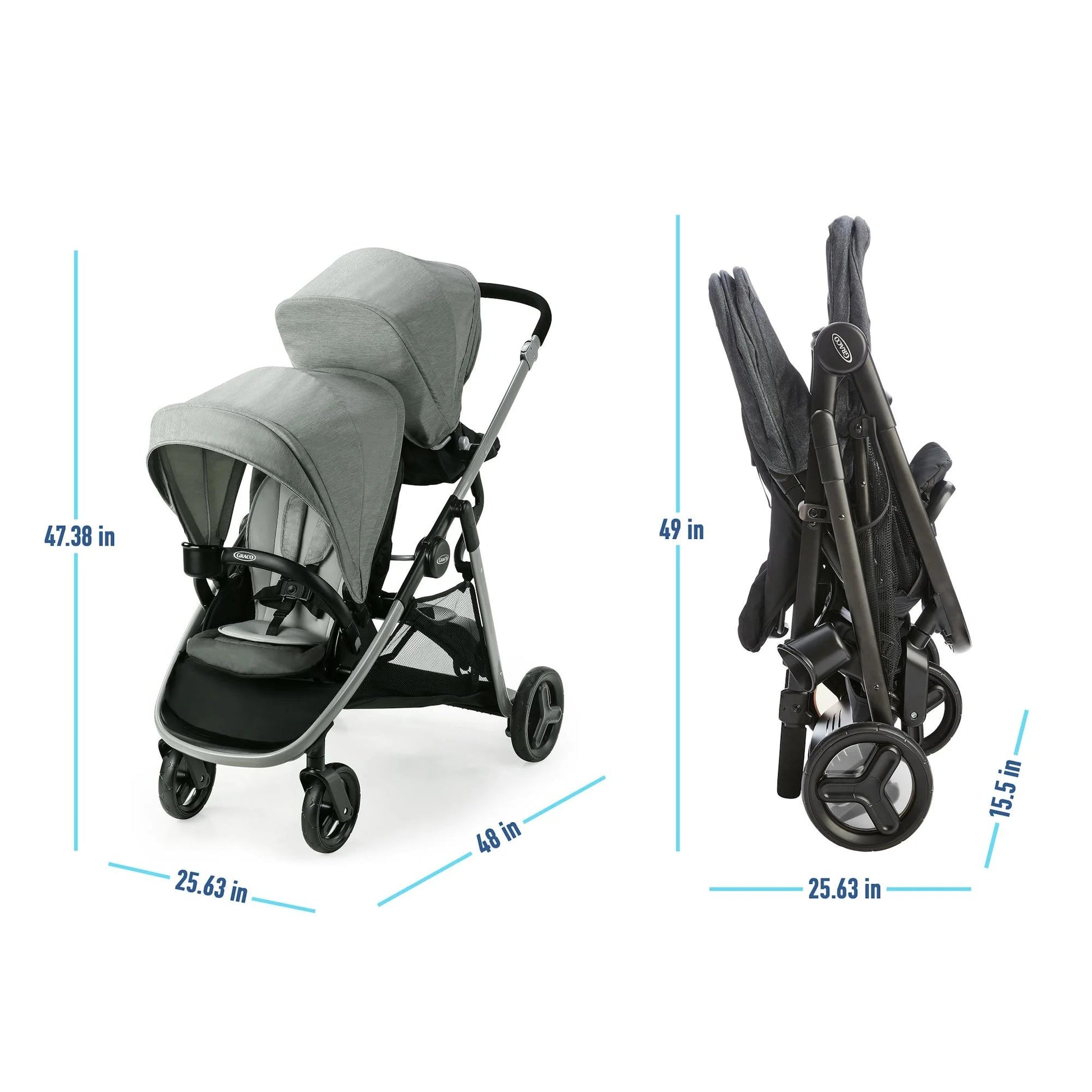 Ready2Grow™ LX 2.0 Double Stroller