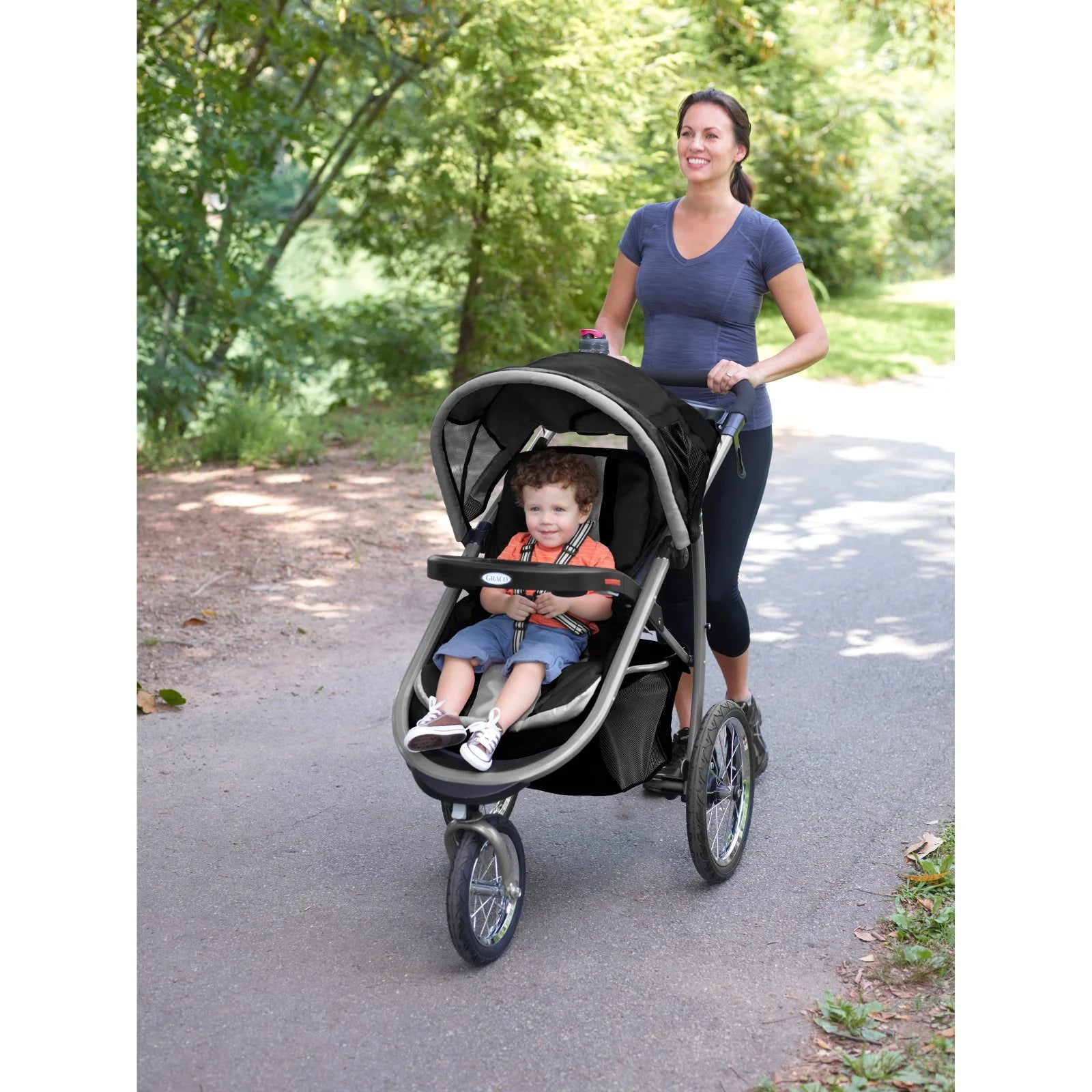 Fastaction Fold Jogger Click Connect Stroller, Gotham, 37 Lbs