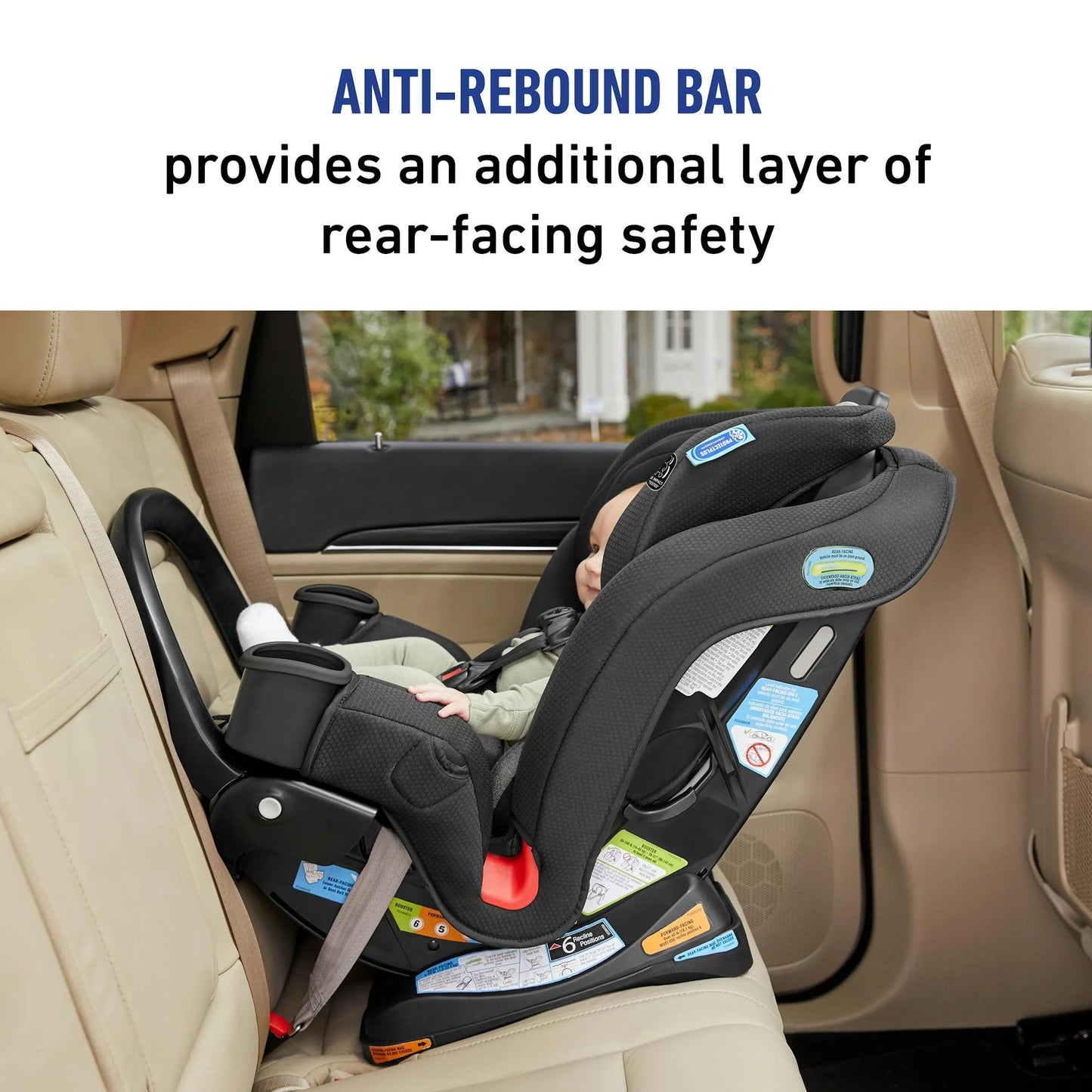 Extend2Fit® 3-In-1 Car Seat Featuring Anti-Rebound Bar