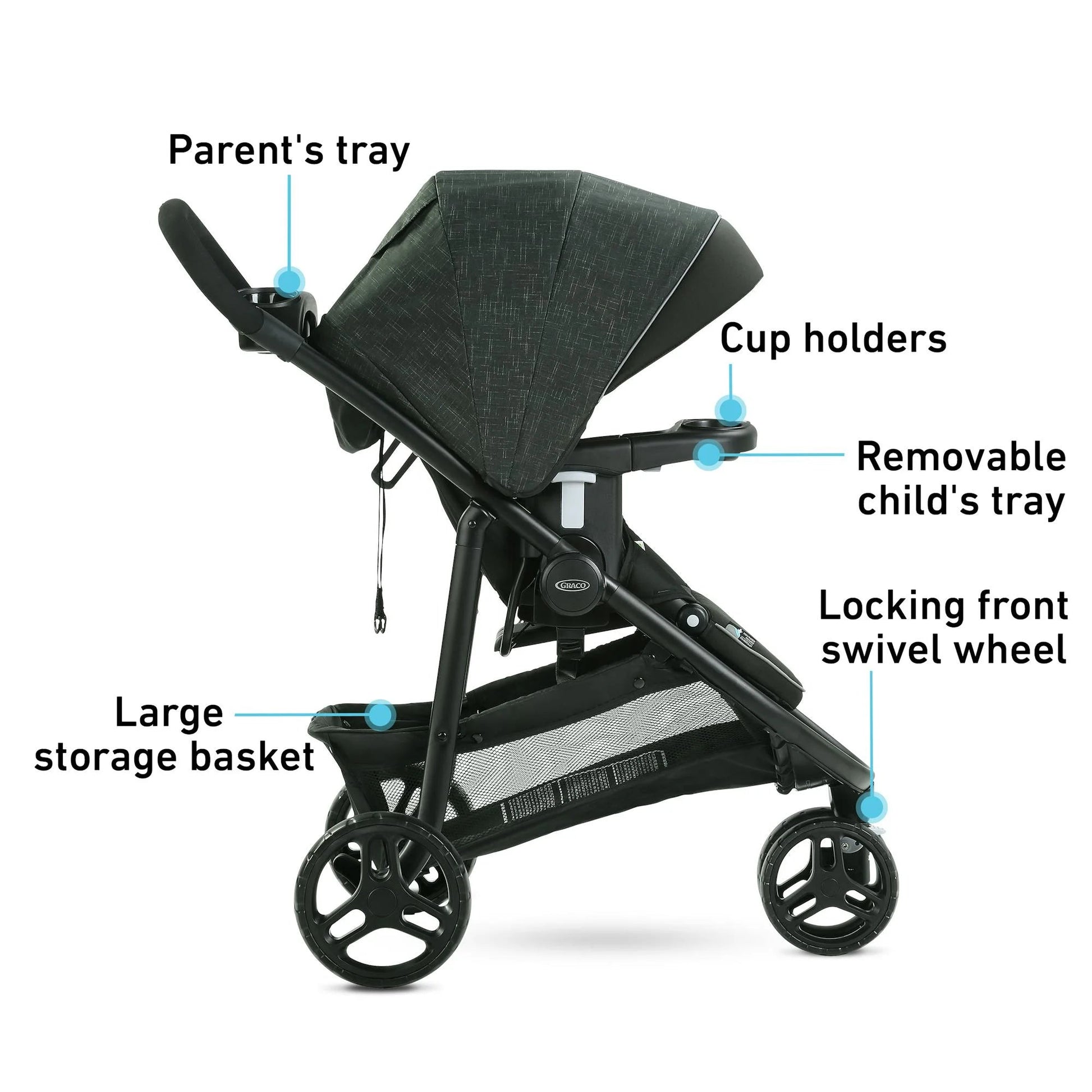 Modes™ 3 Lite DLX Travel System with Snugride® 35 Lite LX Infant Car Seat