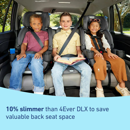 4Ever DLX Grad 5-In-1 Slim Car Seat, Grad