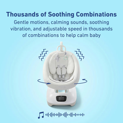 Smartsense Soothing Baby Swing with Cry Detection, 0 to 9 Months, Rori