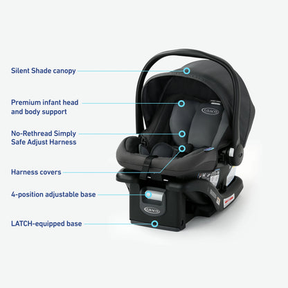 Snugride 35 LX Infant Car Seat, Elko, 1 Count