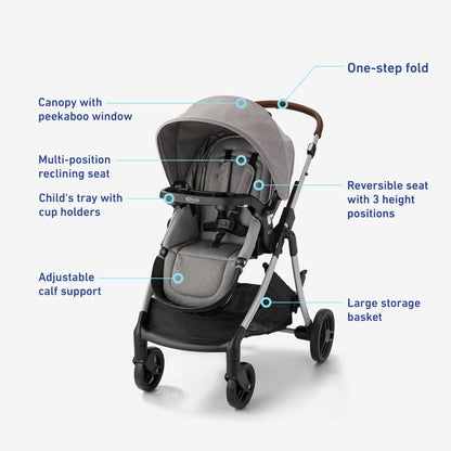 Modes Closer Travel System, Infant Stroller, Highland, 1 Count