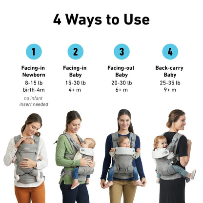 Cradle Me 4-In-1 Baby Carrier