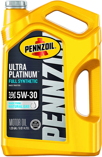 '- 550045201-3PK Ultra Platinum Full Synthetic 5W-30 Motor Oil (5-Quart, Case of 3)