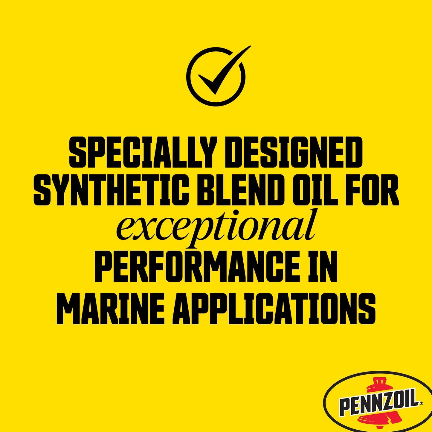 Marine Premium plus 2-Cycle Synthetic Blend Engine Oil, 1 Gallon