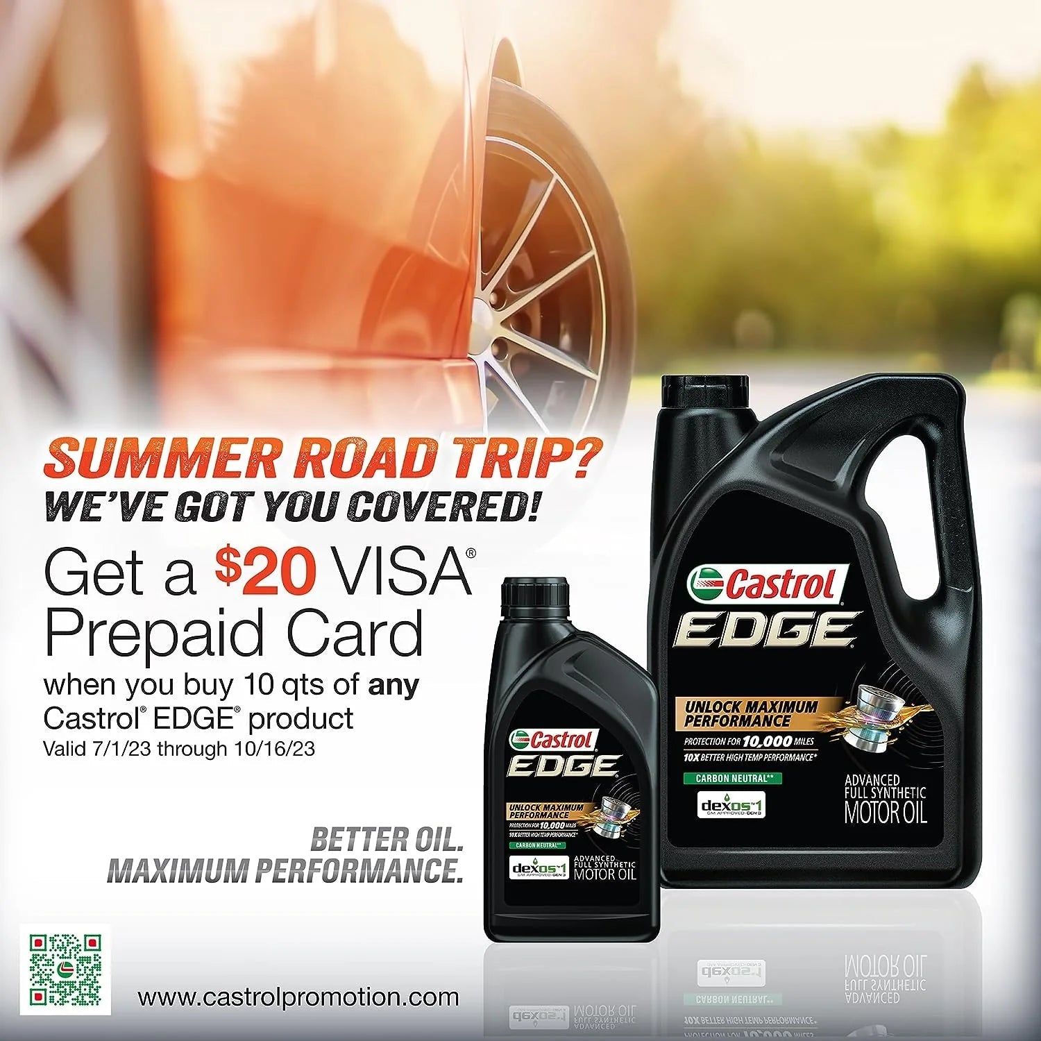 06037 EDGE A3/B4 5W-30 Advanced Full Synthetic Motor Oil, 1 Quart, 6 Pack