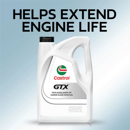 GTX 5W-30 Synthetic Blend Motor Oil, 5 Quarts