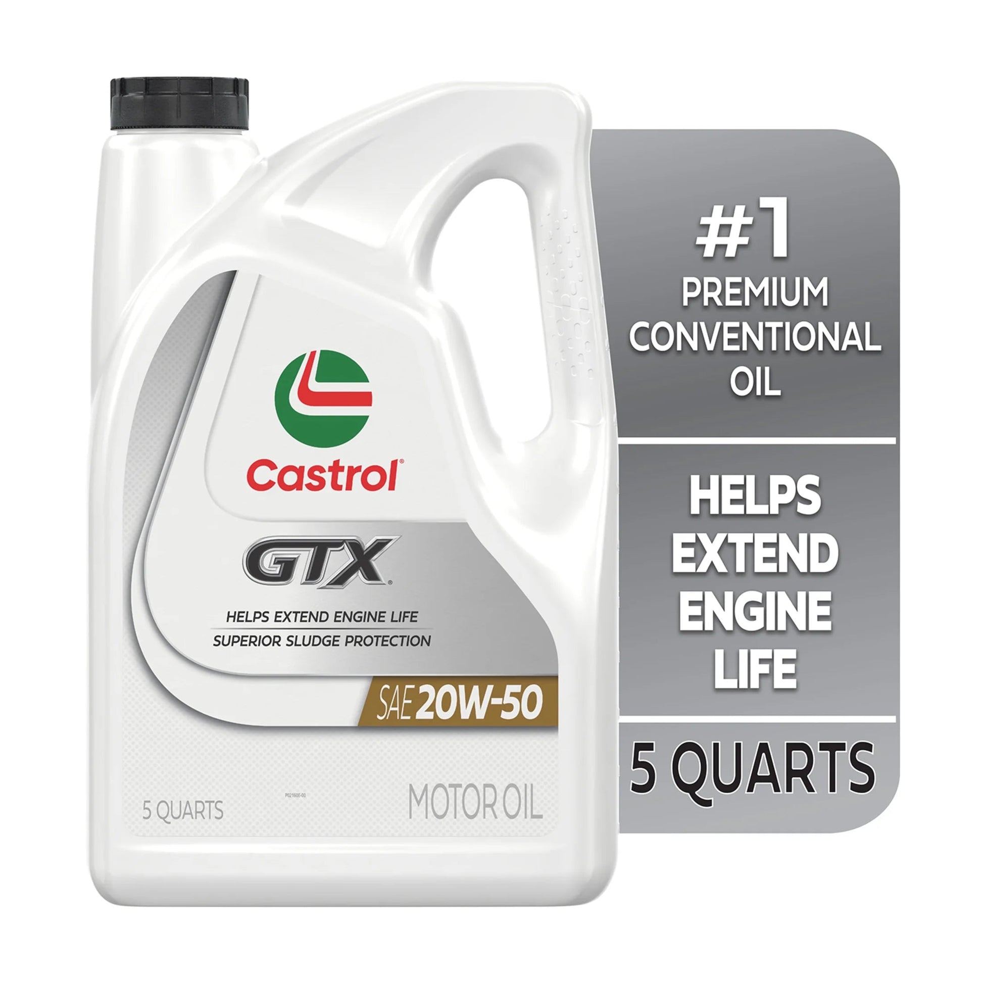 GTX 20W-50 Conventional Motor Oil, 5 Quarts