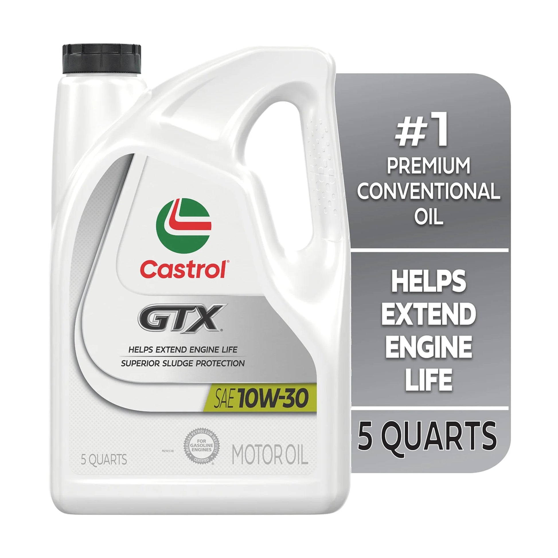 GTX 10W-30 Conventional Motor Oil, 5 Quarts