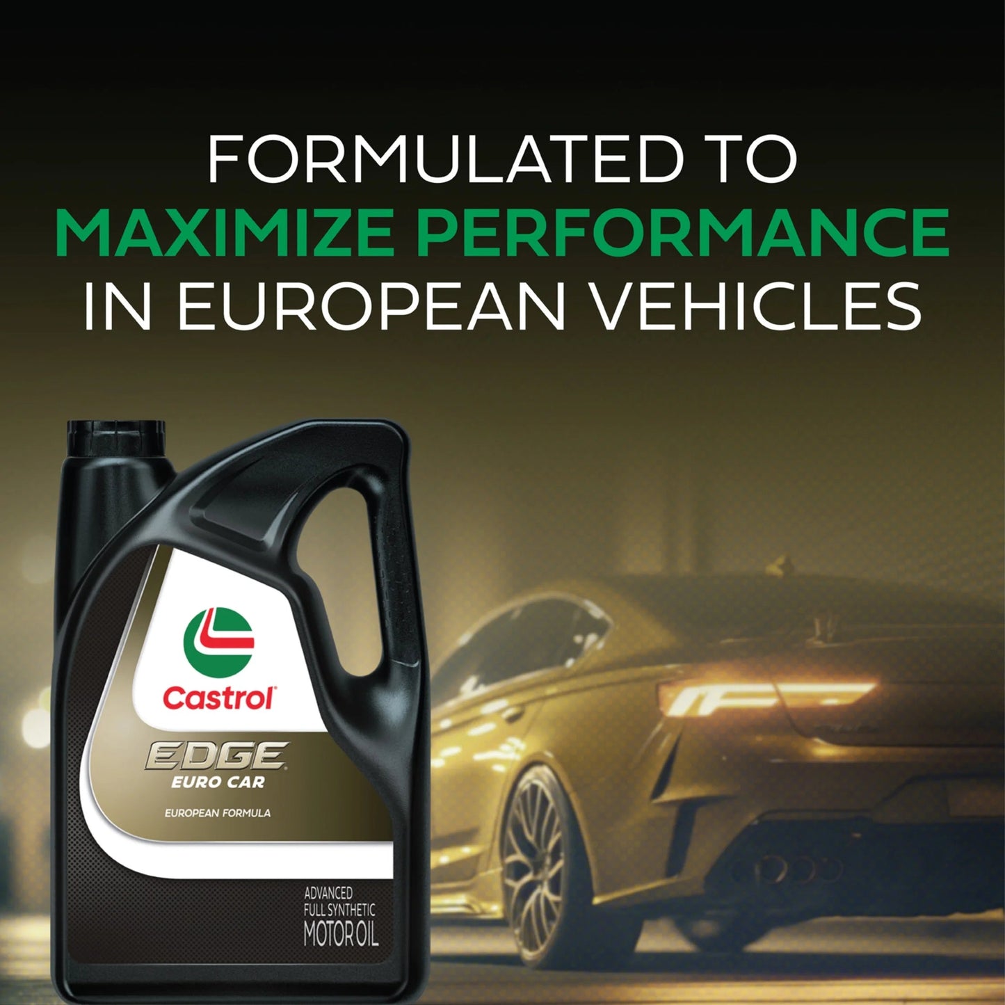 EDGE Euro 5W-30 A3/B4 European Advanced Full Synthetic Motor Oil, 5 Quarts