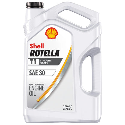 Shell  T1 SAE 30 Conventional Heavy Duty Diesel Motor Oil, 1 Gallon (API CF-2, CF)