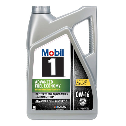 Advanced Fuel Economy Full Synthetic Motor Oil 0W-16, 5 Quart