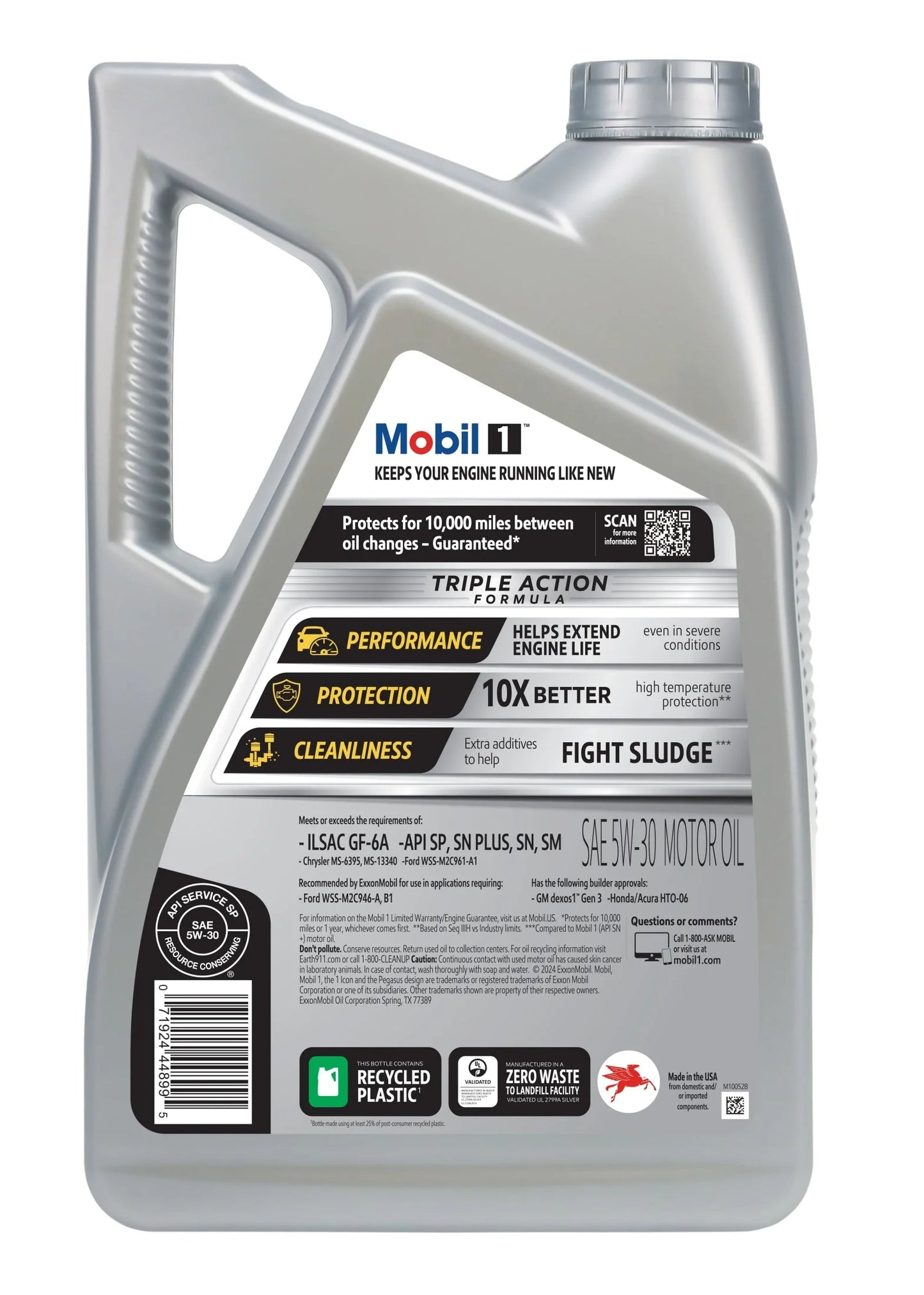 Advanced Full Synthetic Motor Oil 5W-30, 5 Quart