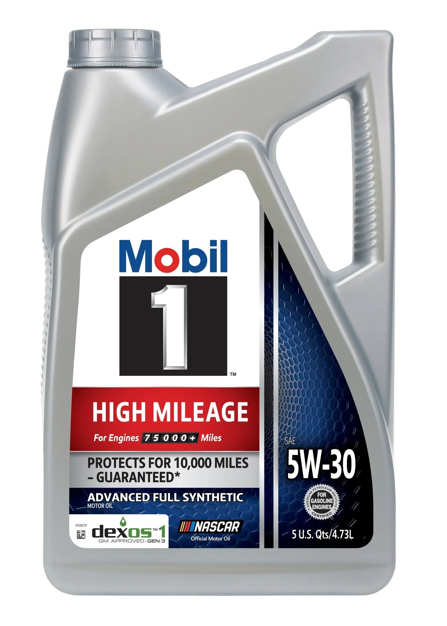 High Mileage Full Synthetic Motor Oil 5W-30, 5 Quart