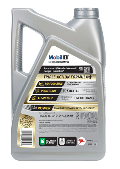 Extended Performance Full Synthetic Motor Oil 10W-30, 5 Quart