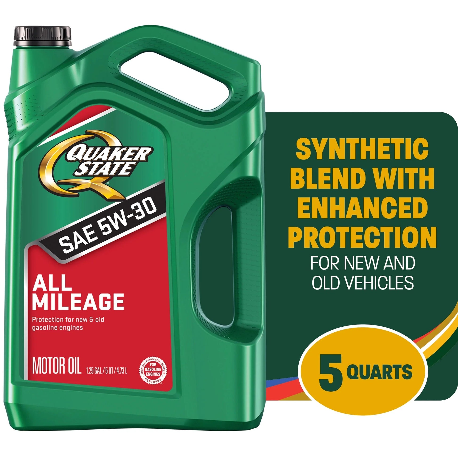 All Mileage 5W-30 Motor Oil, 5 Quart