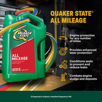 All Mileage 20W-50 Motor Oil, 5 Quart